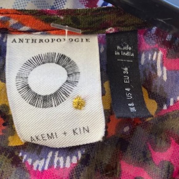 Anthropologie Akemi + Kin  Chiffon Maxi Dress - Picture 6 of 8